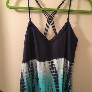 American Eagle tie dye tank